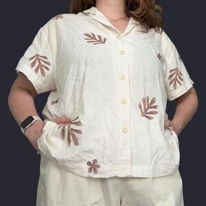 Madewell Linen Blend Button Down